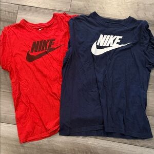 Nike Kids Red and Navy Tees